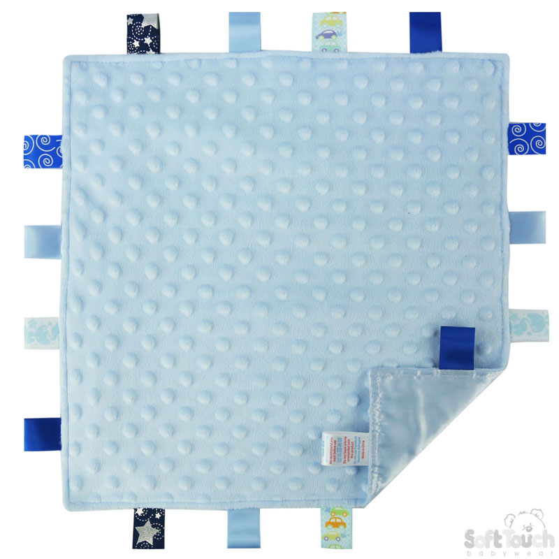 BC15 Knuffeldoekje bubble style met labels .